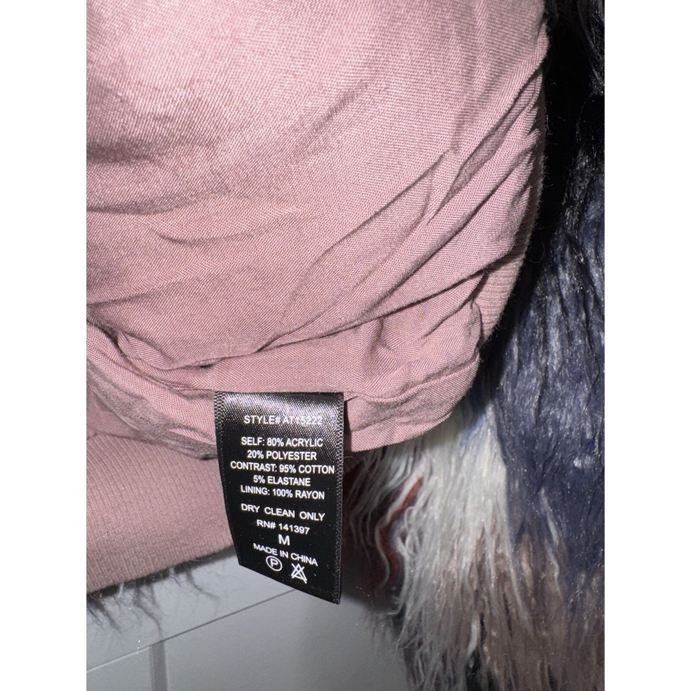 Multicolor Faux Fur Jacket - Picture 5 of 11